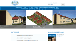 Desktop Screenshot of hallbo.se